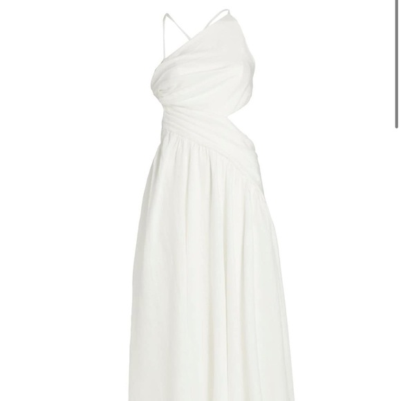 NWT Zimmermann Tropicana Asymmetric Dress in Ivory - Picture 5 of 9